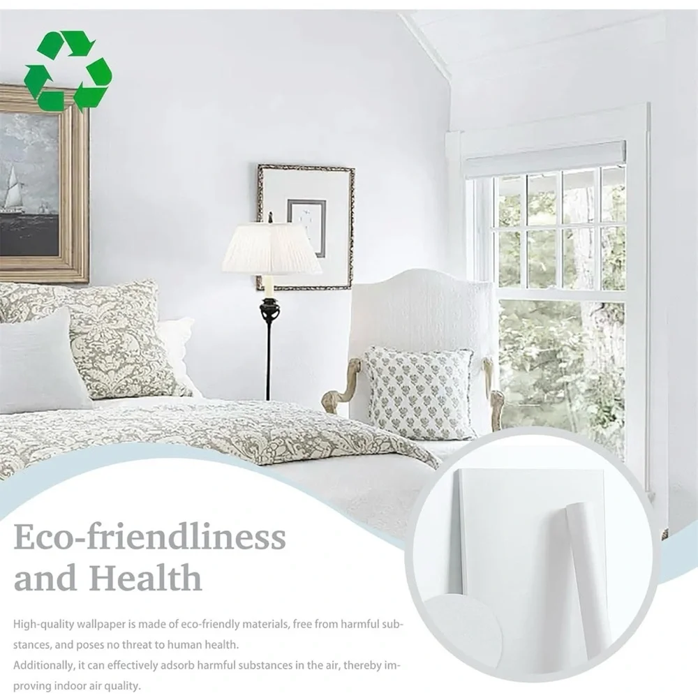Dimoon 17.7''x393'' Peel and Stick Wallpaper White Contact Paper